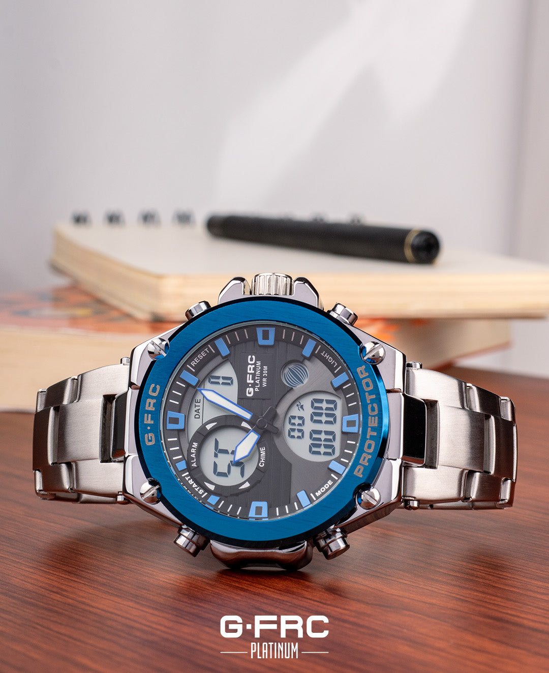 Reloj G-FORCE PLATINUM AL165 pulso metálico