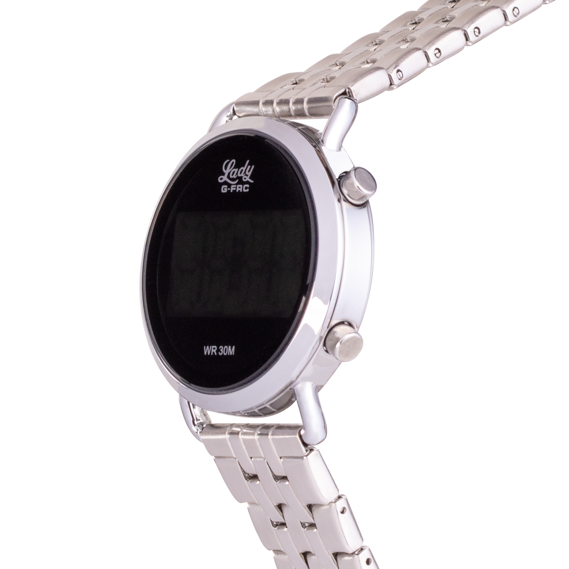 Reloj G-FORCE AL207 Led pulso metálico para mujer
