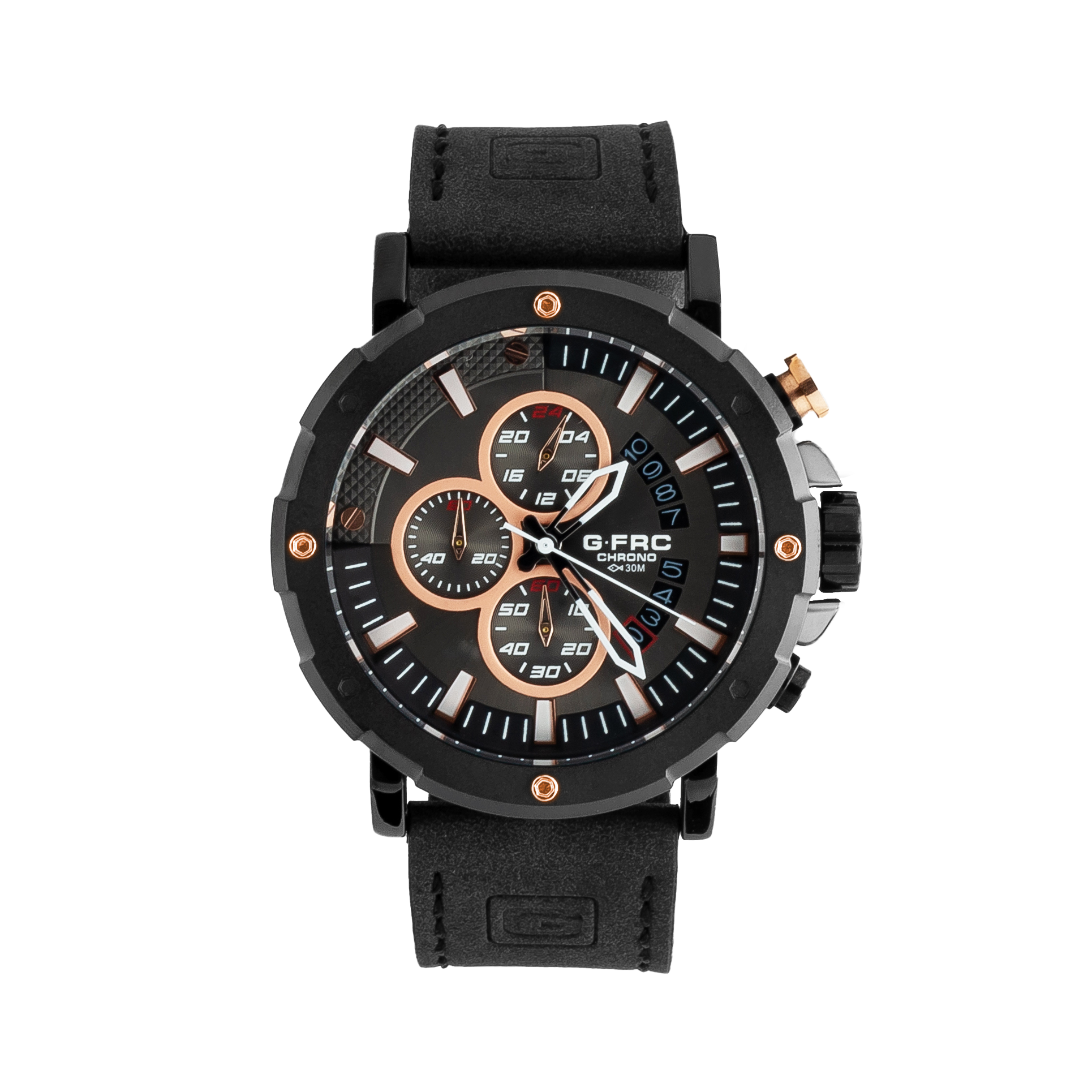 Reloj G FORCE CHRONO H3679G Pulso en cuero para hombre