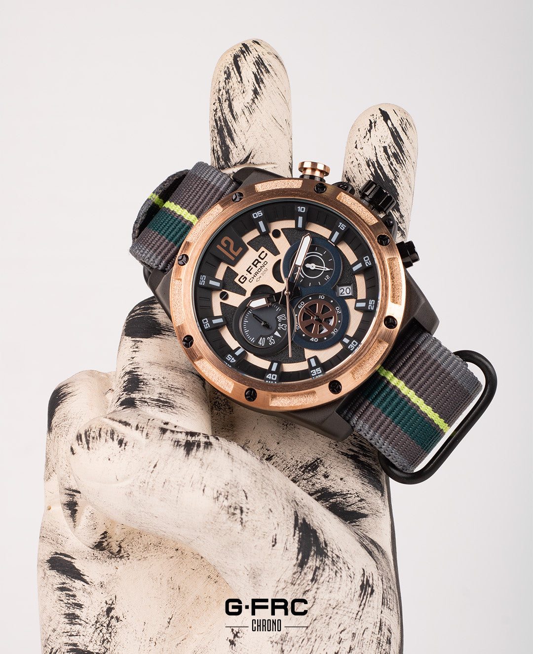 Reloj G-FORCE CHRONO H4052G Pulso en Lona para hombre