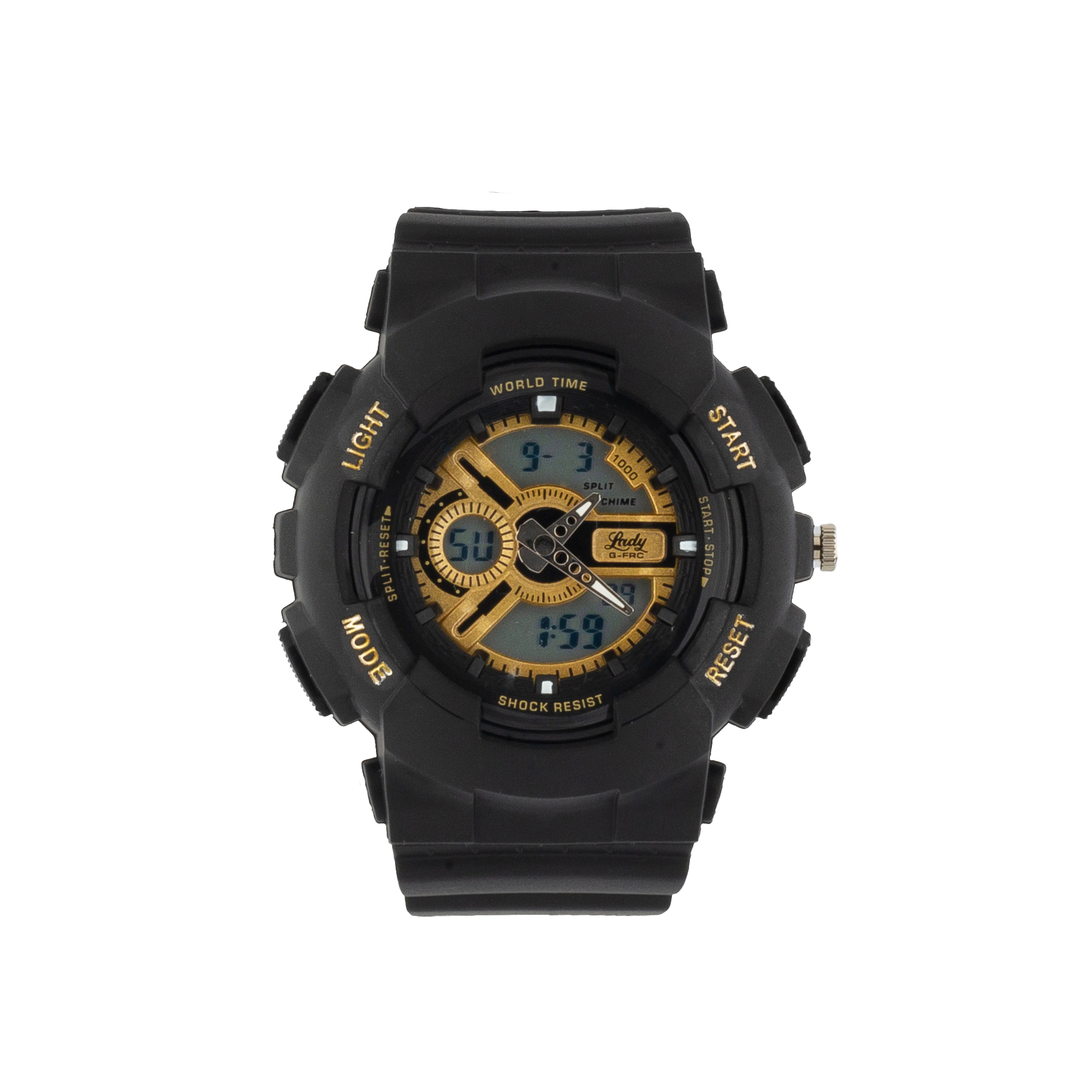 Reloj EN PAREJA G FORCE AK1383 16130 Doble hora en plastico