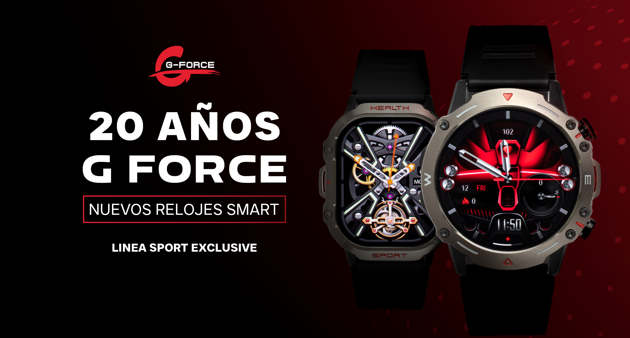 Reloj inteligente g force hotsell