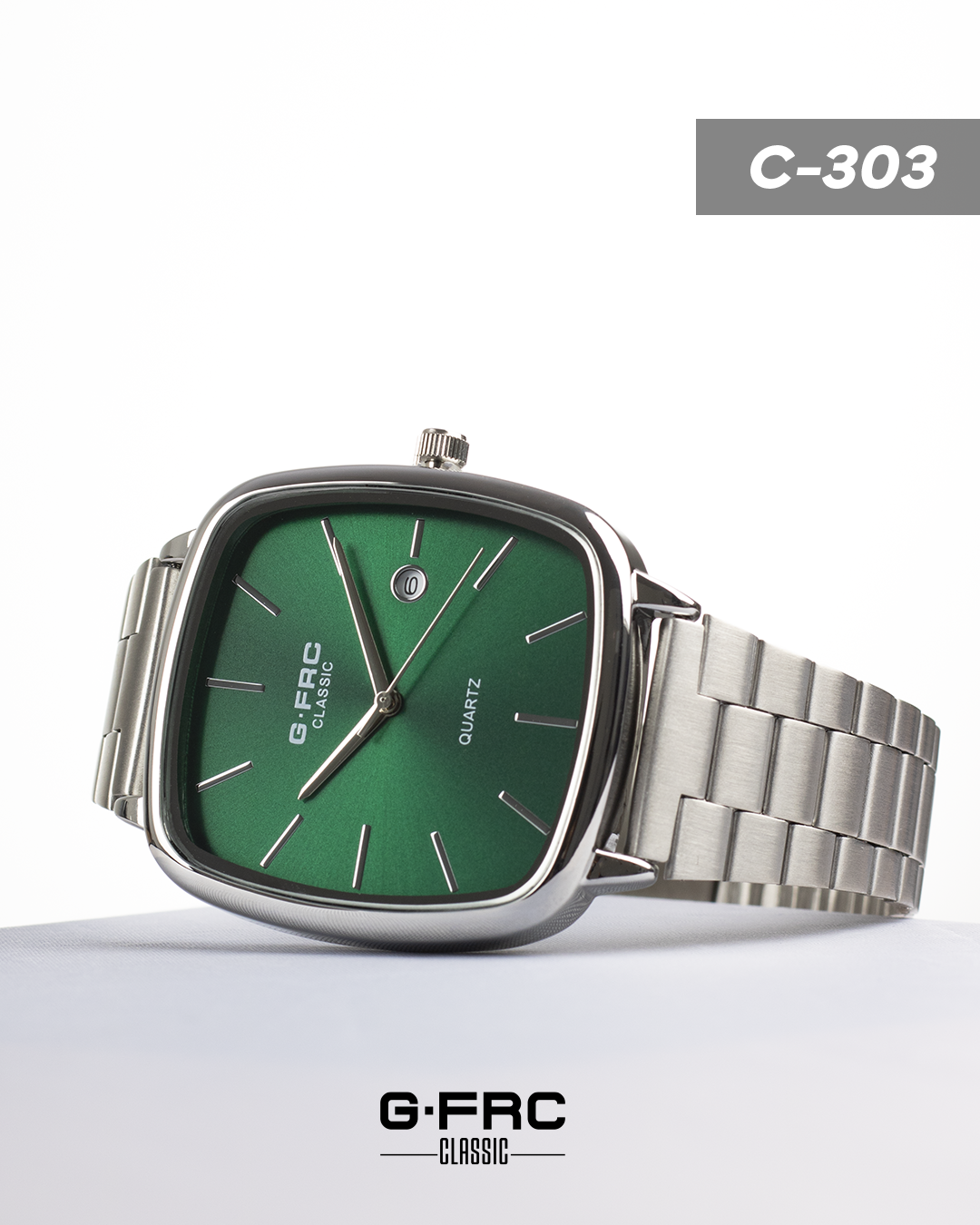 Reloj G-FORCE CLASSIC C303 con pulso inoxidable para hombre