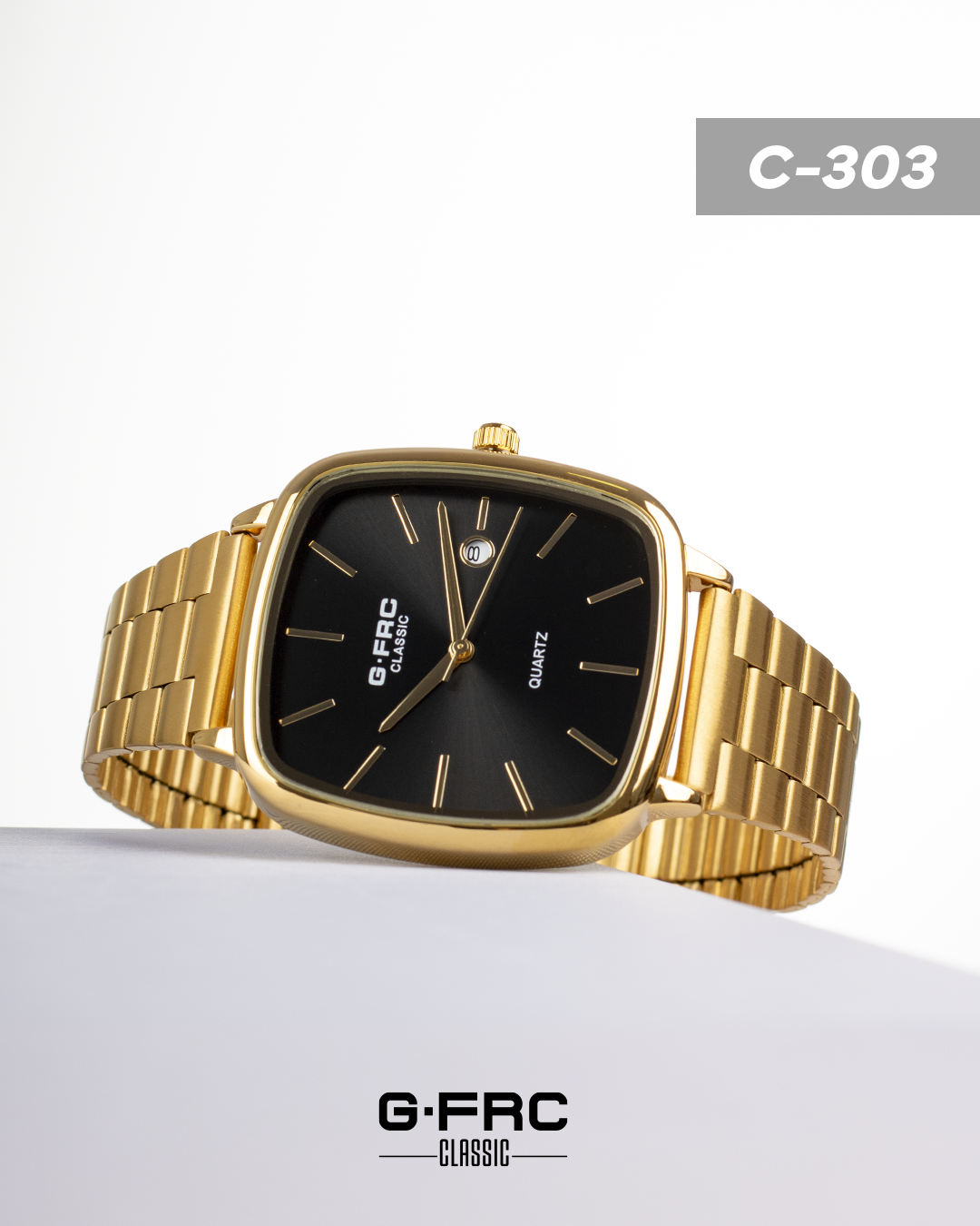 Reloj G-FORCE CLASSIC C303 con pulso inoxidable para hombre