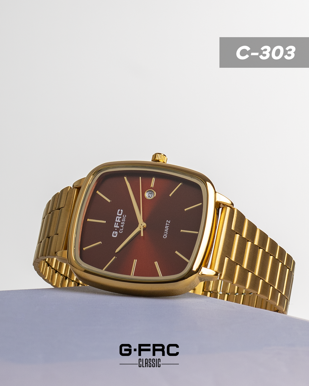 Reloj G-FORCE CLASSIC C303 con pulso inoxidable para hombre