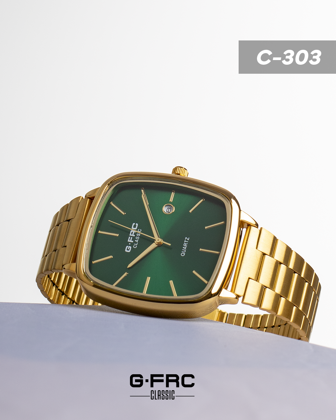 Reloj G-FORCE CLASSIC C303 con pulso inoxidable para hombre