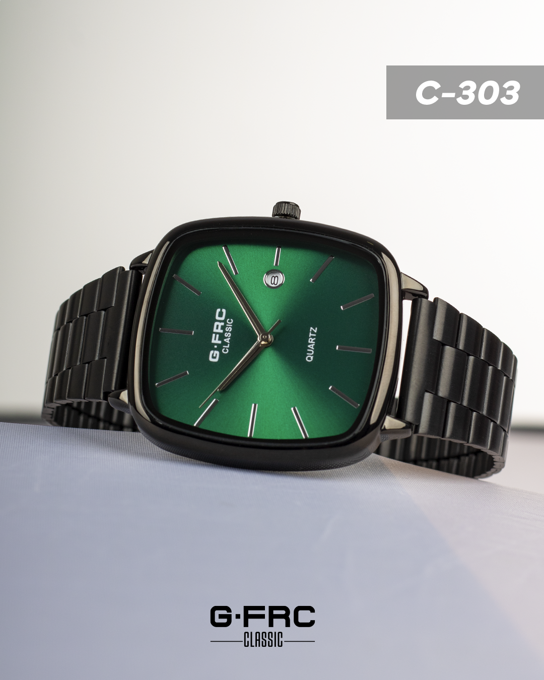 Reloj G-FORCE CLASSIC C303 con pulso inoxidable para hombre