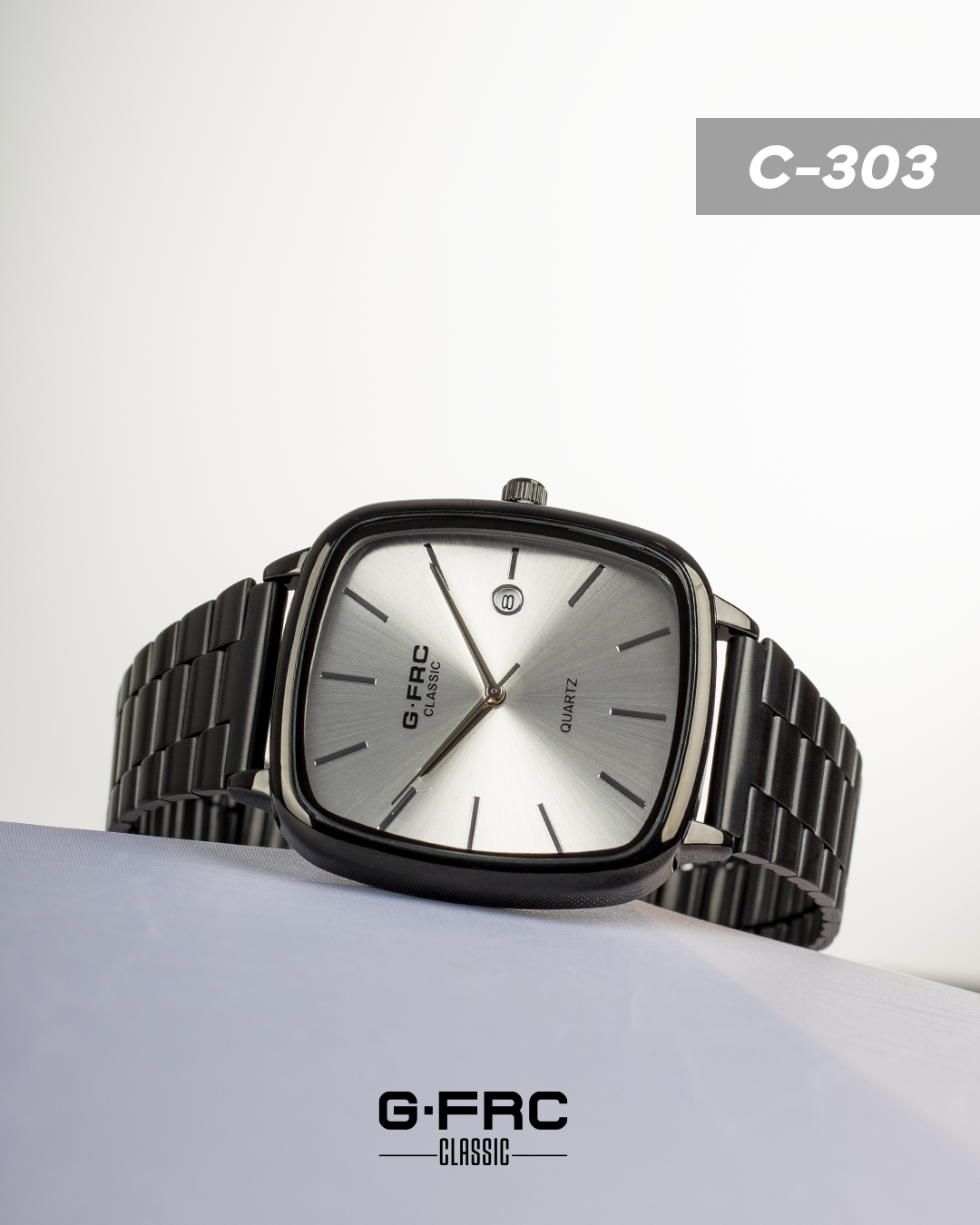 Reloj G-FORCE CLASSIC C303 con pulso inoxidable para hombre