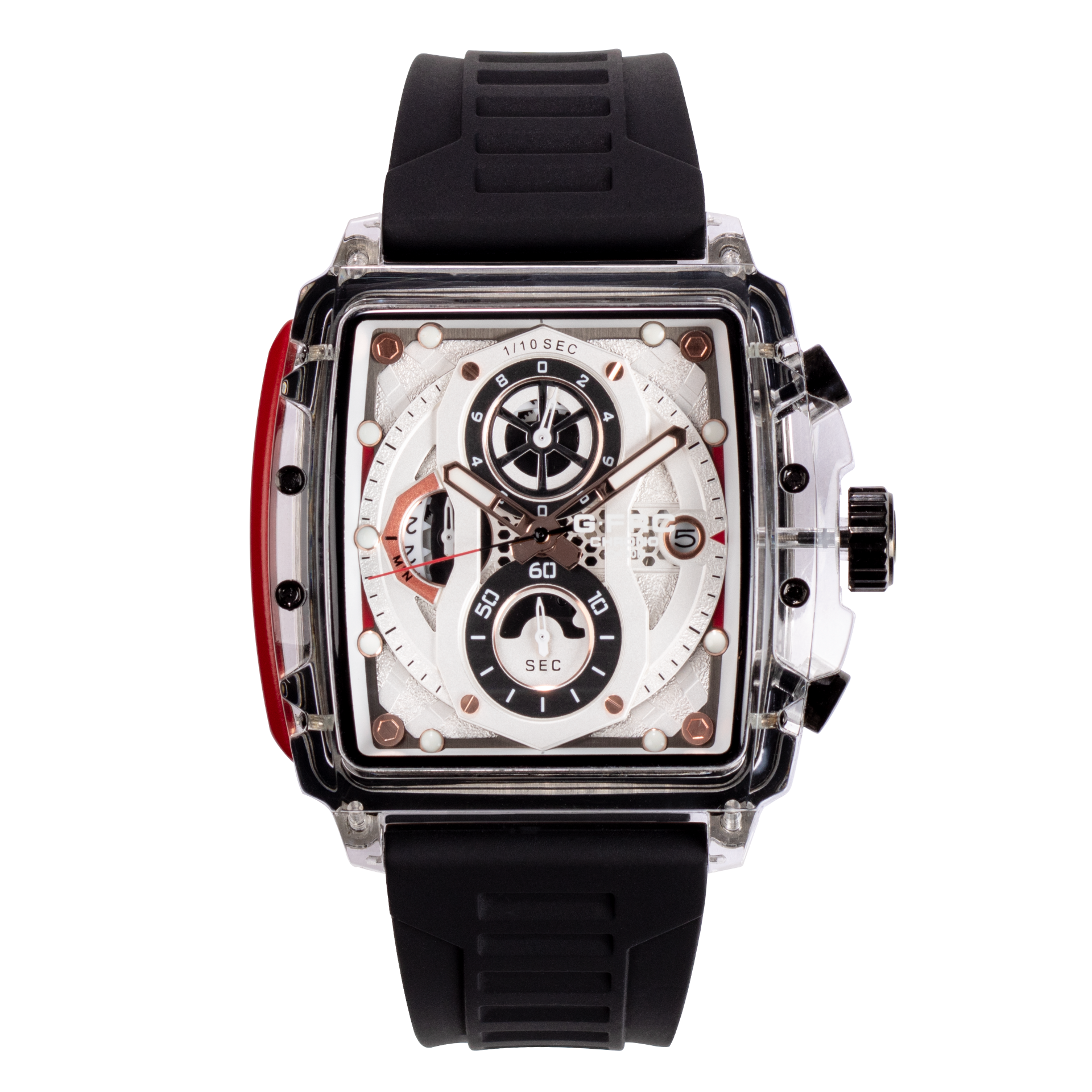 Reloj G-FORCE CHRONO H4113G pulso en silicona para hombre