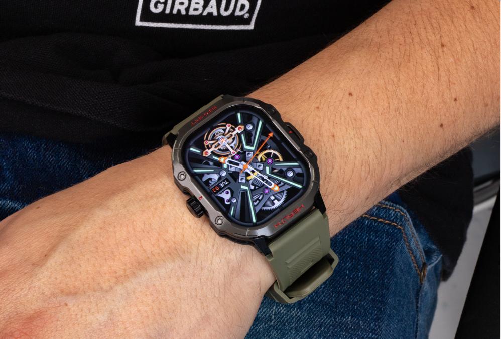 Reloj inteligente G FORCE SMART GS 70 1 con tres pulsos para hombre